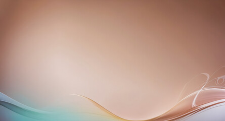 Fototapeta premium Abstract Wave Background with Soft Pastel Colors