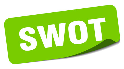 swot sticker. swot label