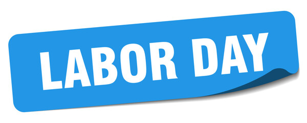 labor day sticker. labor day label
