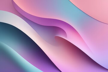 Obraz premium Inspired by MAC-OS modern abstract wallpaper with soft gradient transitions, mutes, pastels, and hues in a cold color