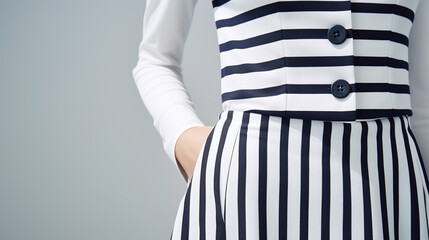 woman in white skirt