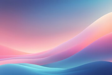 Fototapeta premium Inspired by MAC-OS modern abstract wallpaper with soft gradient transitions, mutes, pastels, and hues in a cold color