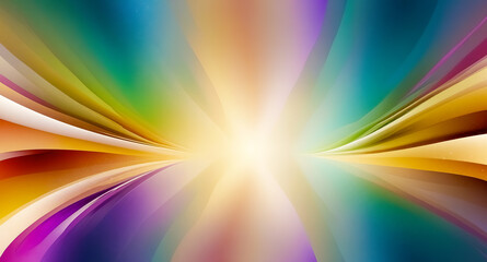 Abstract Colorful Background with Swirling Lines