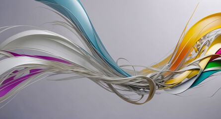 Fototapeta premium Abstract Colorful Swirls
