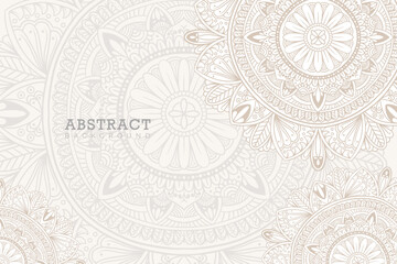background with mandala line design