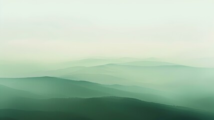 Fototapeta premium Gradient light to Dark green backdrop