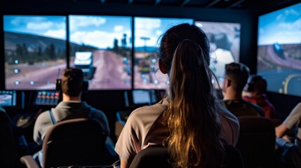 Truck driving simulator training with diverse group of drivers