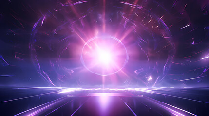 Fototapeta premium Vibrant purple neon background