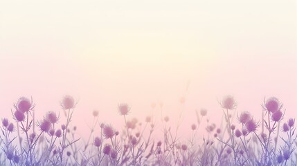 Gradient light to Thistle banner