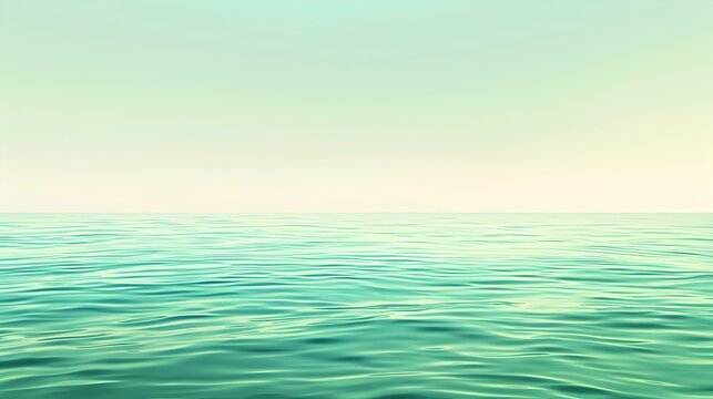 Gradient of a light to green sea backdrop