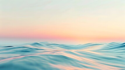 Obraz premium Gradient of a light to Sea Wave banner