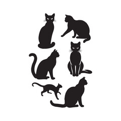 Silhouette of a Cat - Capturing the Grace and Mystery of Felines
