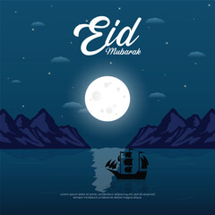 Eid Mubarak Social Media post Design 