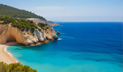 Naklejka premium Mediterranean coast of Spain