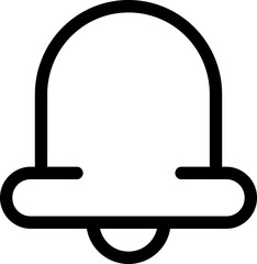 notification bell icon illustration