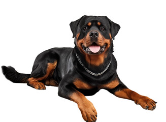 Obraz premium dog, Rottweiler, isolate on white background.