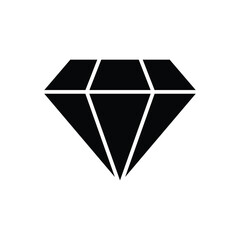 Fototapeta premium diamond icon vector design template simple and clean