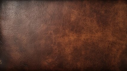background of worn brown leather