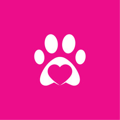 love dog paw logo