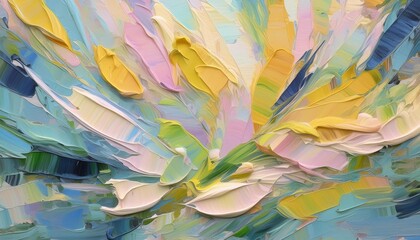 Oil paint textures as colorful abstract background photo wallpaper pastel color 3