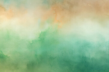 watercolor gradient background blending soft sage green with warm taupe