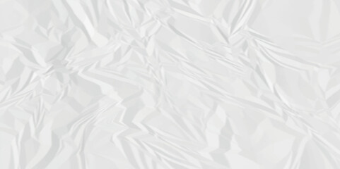 White crumpled paper texture . White wrinkled paper texture. White paper texture . White crumpled and top view textures can be used for background of text or any contents .