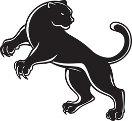 Obraz premium Puma silhouette vector