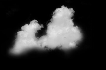 Cloud transparent png or isolated, cloud black screen background cutout 