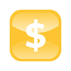 Coin Icon Logo Design Element Vector Illustration.