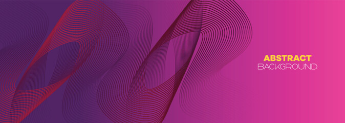 Abstract pink, purple, and violet gradient wave line web background. Orange, red smooth element swoosh speed wave modern stream background for banner, wallpaper, brochure, booklet vector illustration