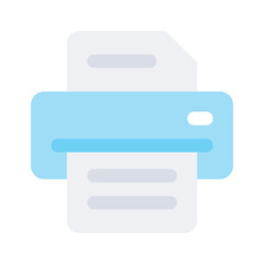 Obraz premium Trendy icon of printer customizable vector design