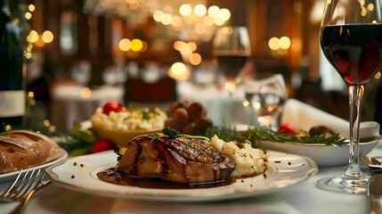 Exquisite Fine Dining Experience with Seared Duck Breast and Truffled Potatoes