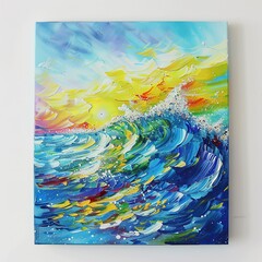 set of watercolor painting