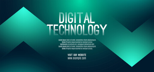 Digital technology speed connect blue green background, cyber nano information, abstract communication, innovation future tech data, internet network connection, Ai big data, line dot illustration 3d