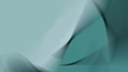 Green gradient background with unique curves and smooth gradient color composition