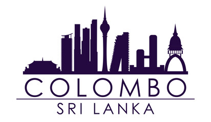 Colombo city Sri Lanka. Beautiful Colombo city vector design. Sri Lanka Colombo. EPS10