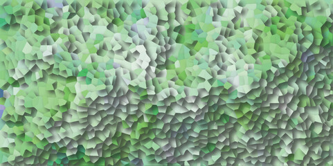 Abstract green broken stained glass background design with line. geometric pattern with 3d shapes vector Illustration. Green broken wall paper in decoration.	