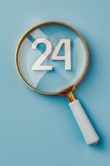 A magnetic compass showing the number 20, often used for navigation and measurement