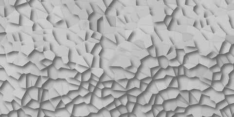 Abstract white and dark gray broken stained glass background design with line. geometric pattern with 3d shapes vector Illustration. white broken wall paper in decoration.	
