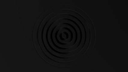 3d system circle wave background illustration concept