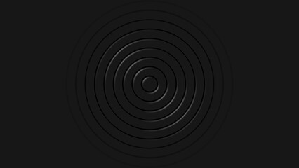 3d system circle wave background illustration concept