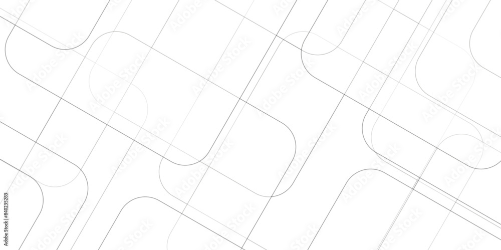 Poster abstract background with lines, white color technology concept geometric line vector background. whi