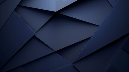 Dark blue geometric background with overlapping layers creating an abstract and modern design pattern.