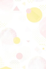 背景 幾何学 フレーム ポップ ピンク オレンジ