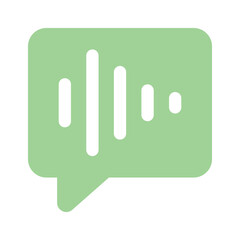 Get this beautifully designed icon of voice recognition, customizable vector