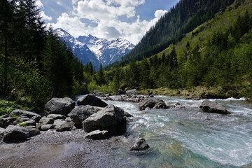 Naturpark Lechtal; Lechtaler Alpen; Österreich; Tirol; Höhenbachtal