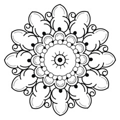 Mandala Art design in circle. Simple mandala design floral mandala art beautiful mandala artwork