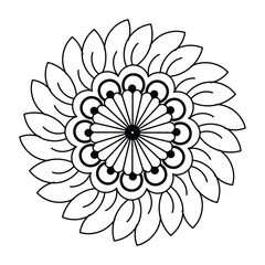 Mandala Art design in circle. Simple mandala design floral mandala art beautiful mandala artwork