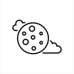 Full Moon vector icon