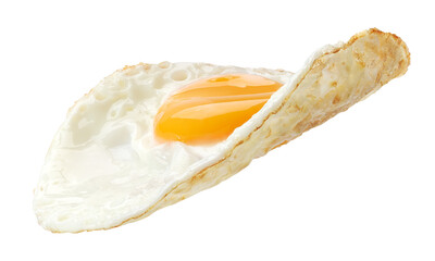 Fried egg isolated